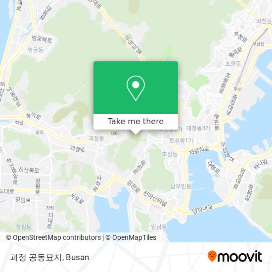괴정 공동묘지 map
