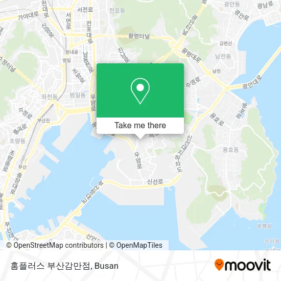 홈플러스 부산감만점 map
