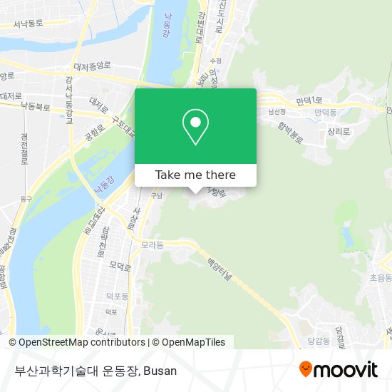 부산과학기술대 운동장 map