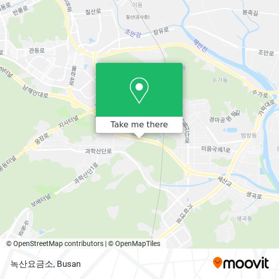 녹산요금소 map