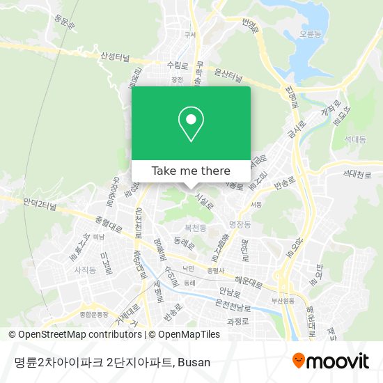 명륜2차아이파크 2단지아파트 map