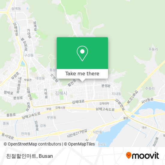 친절할인마트 map
