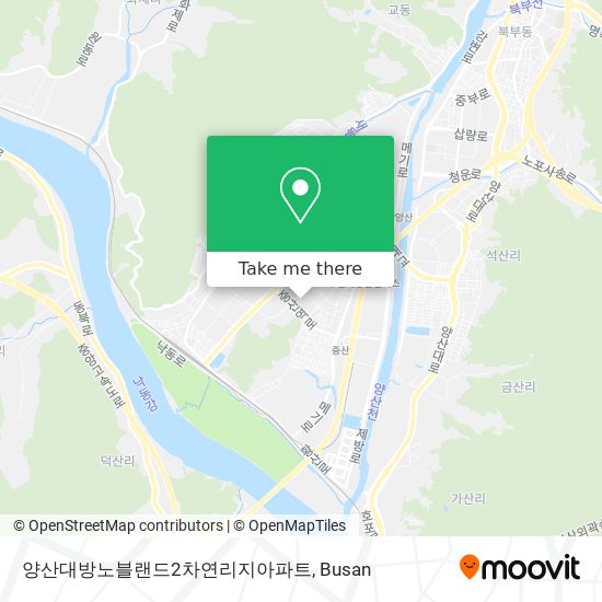 양산대방노블랜드2차연리지아파트 map