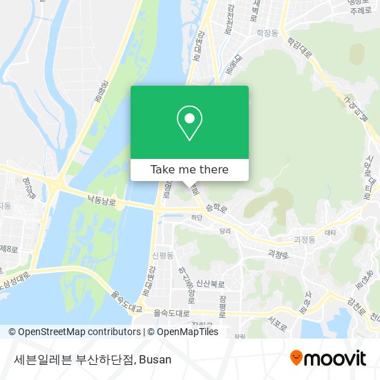 세븐일레븐 부산하단점 map