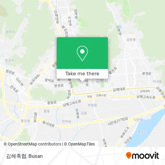 김해축협 map