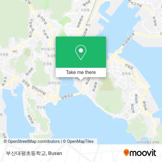 부산대평초등학교 map
