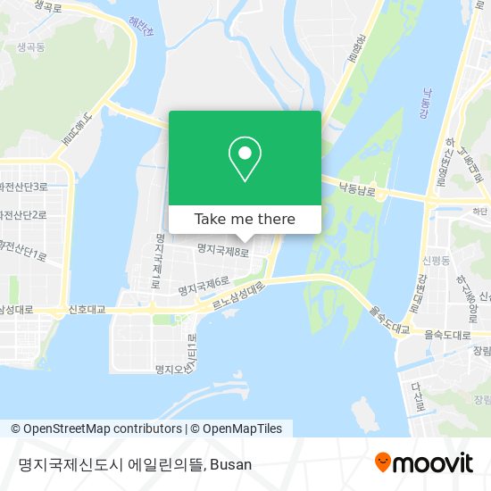 명지국제신도시 에일린의뜰 map