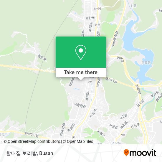 할매집 보리밥 map