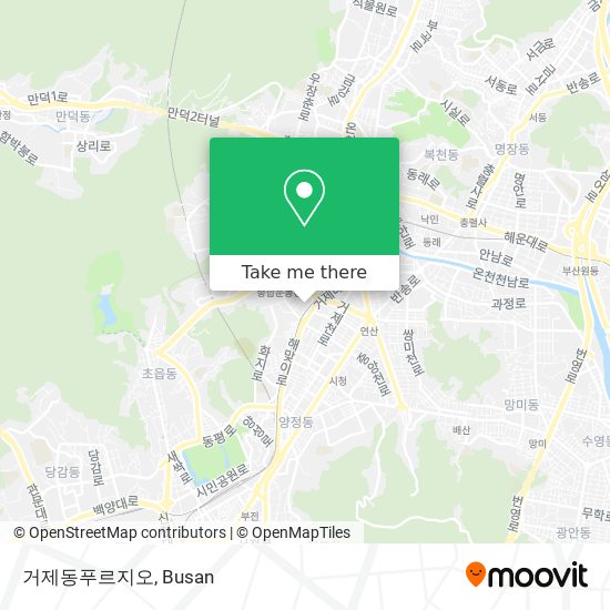거제동푸르지오 map
