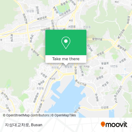자성대교차로 map