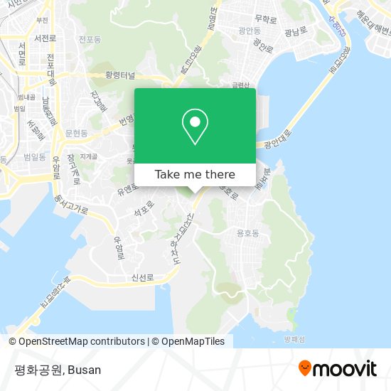 평화공원 map