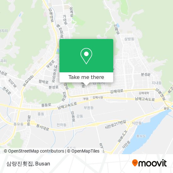 삼량진횟집 map