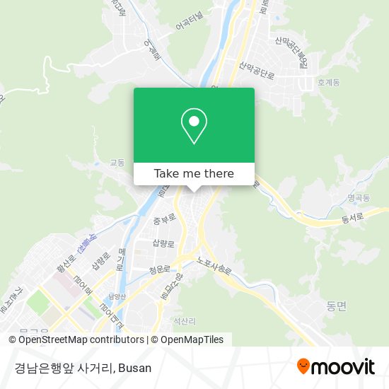 경남은행앞 사거리 map