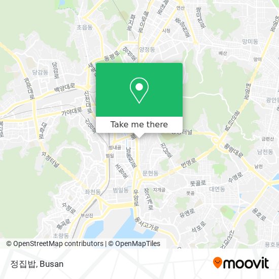 정집밥 map