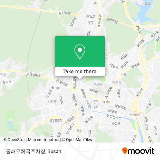 동래우체국주차장 map