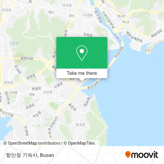 항만청 기숙사 map