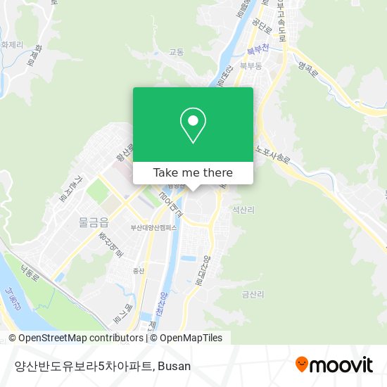 양산반도유보라5차아파트 map