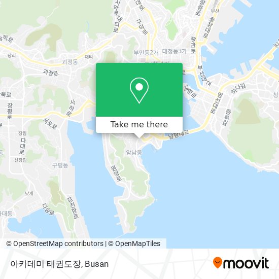 아카데미 태권도장 map
