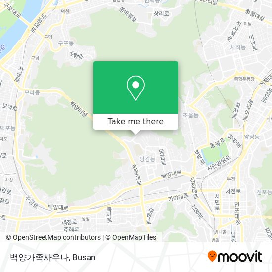 백양가족사우나 map
