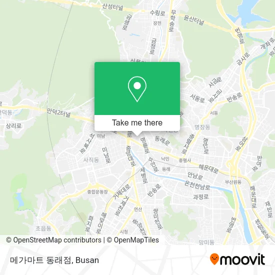메가마트 동래점 map