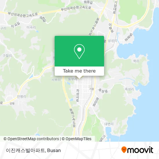 이진캐스빌아파트 map