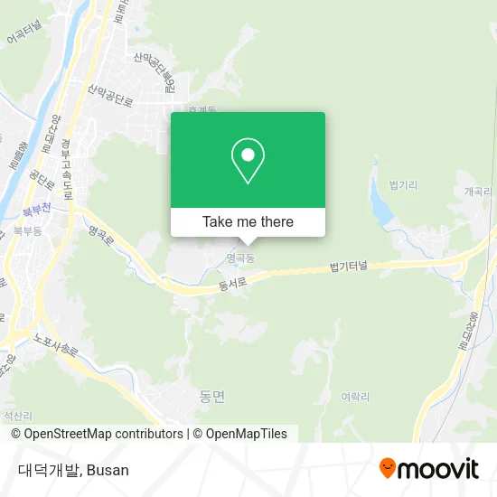 대덕개발 map