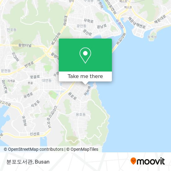 분포도서관 map