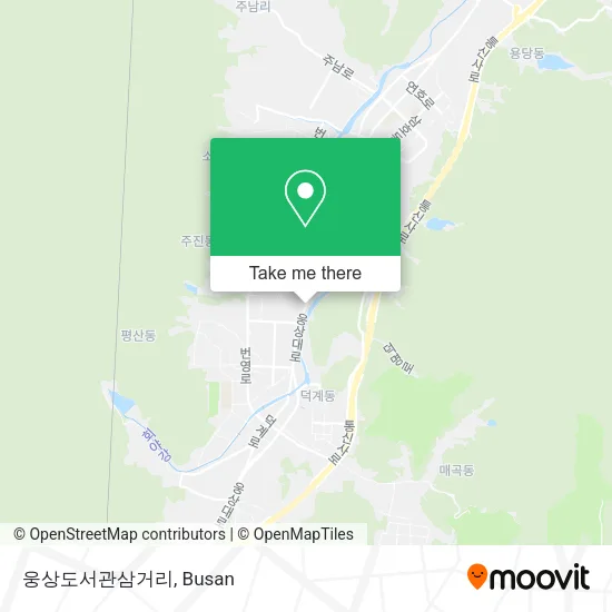웅상도서관삼거리 map