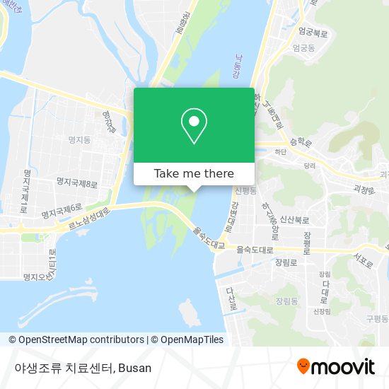 야생조류 치료센터 map
