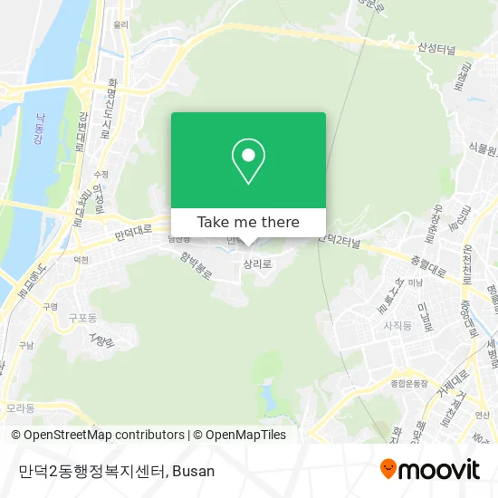 만덕2동행정복지센터 map