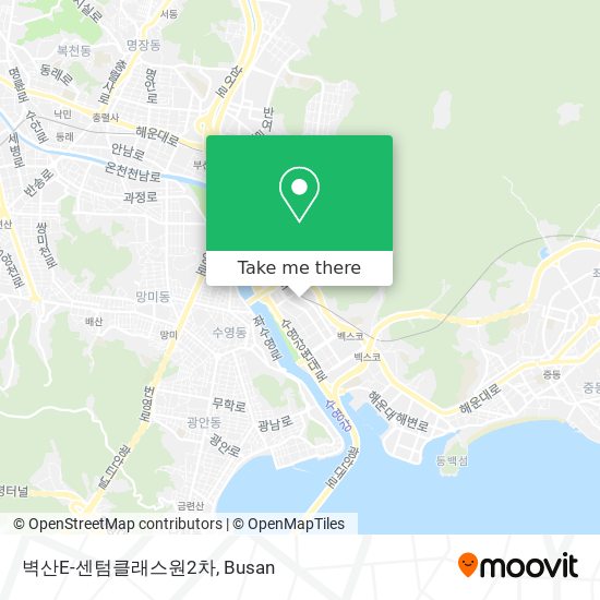 벽산E-센텀클래스원2차 map