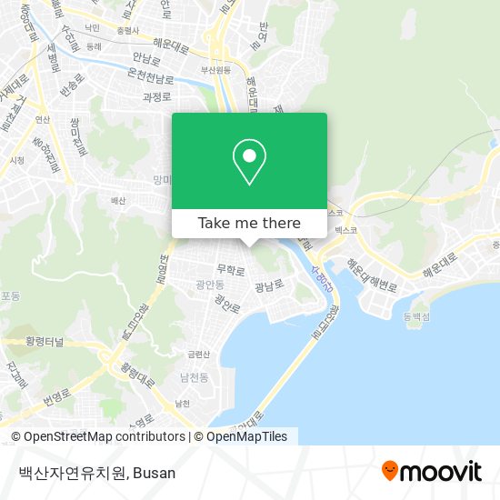 백산자연유치원 map