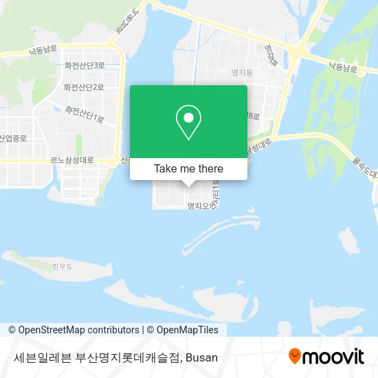 세븐일레븐 부산명지롯데캐슬점 map
