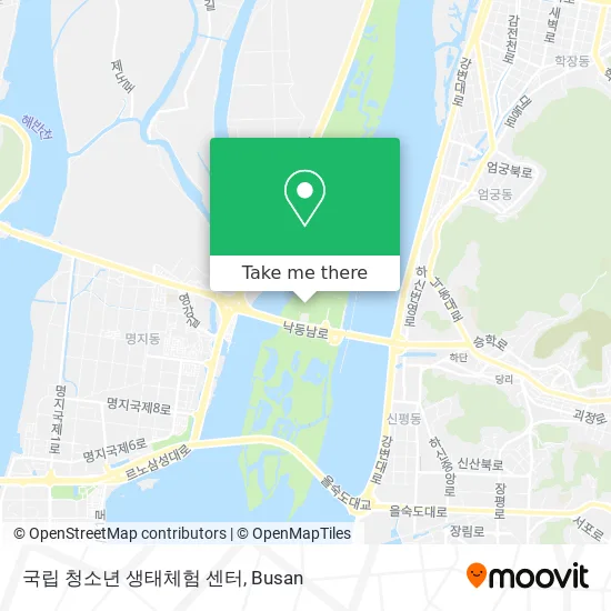 국립 청소년 생태체험 센터 map