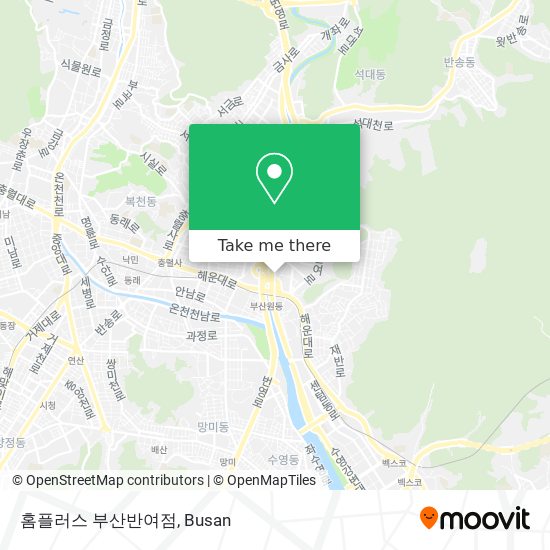 홈플러스 부산반여점 map
