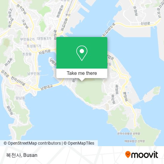 복천사 map