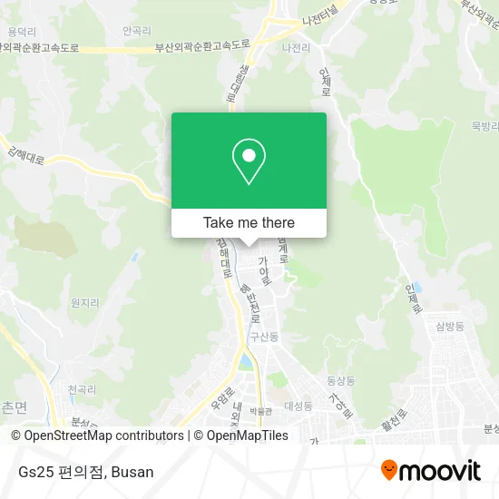 Gs25 편의점 map