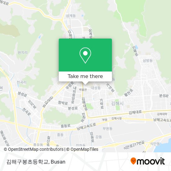 김해구봉초등학교 map