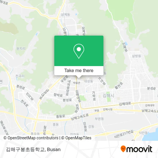 김해구봉초등학교 map