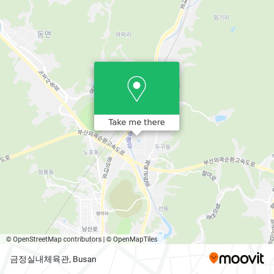 금정실내체육관 map