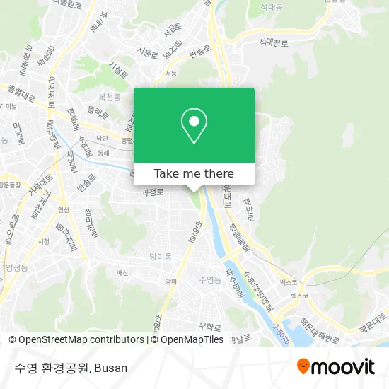 수영 환경공원 map