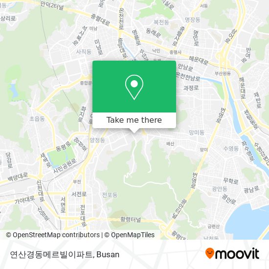 연산경동메르빌이파트 map