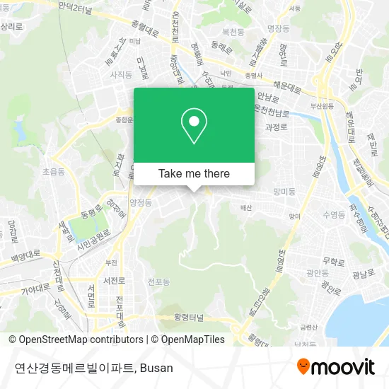 연산경동메르빌이파트 map