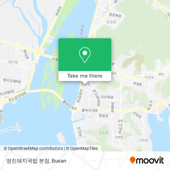 영진돼지국밥  본점 map