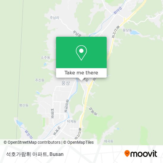 석호가람휘 아파트 map