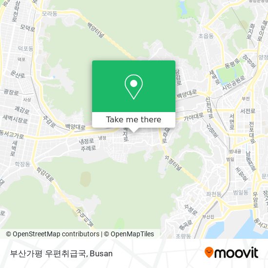 부산가평 우편취급국 map