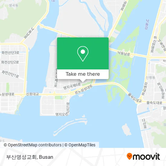부산명성교회 map