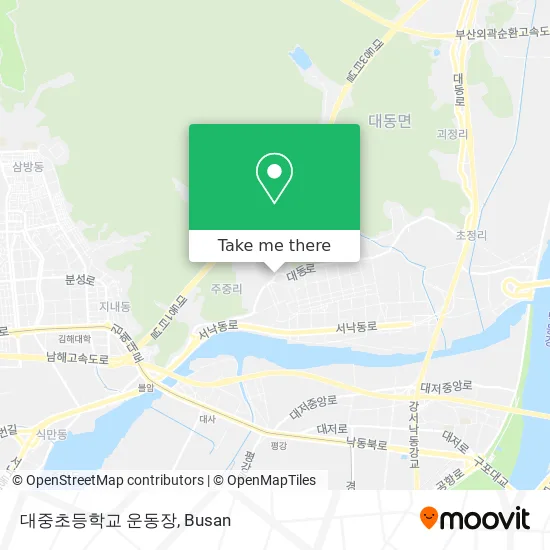 대중초등학교 운동장 map