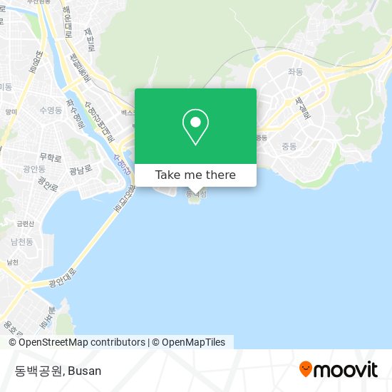 동백공원 map