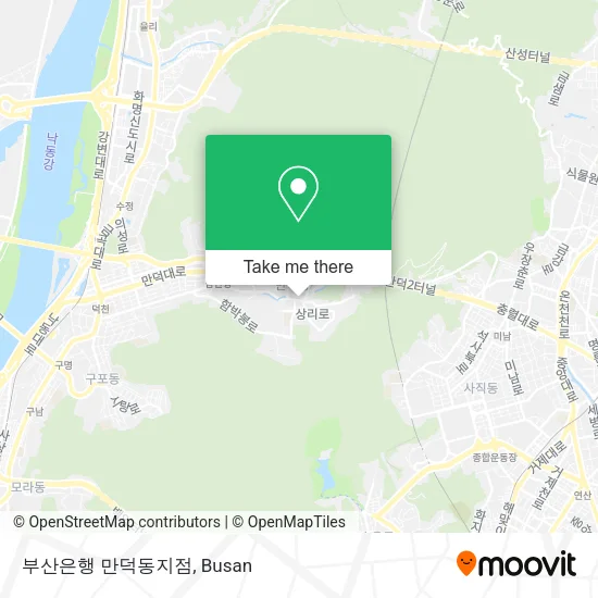 부산은행 만덕동지점 map